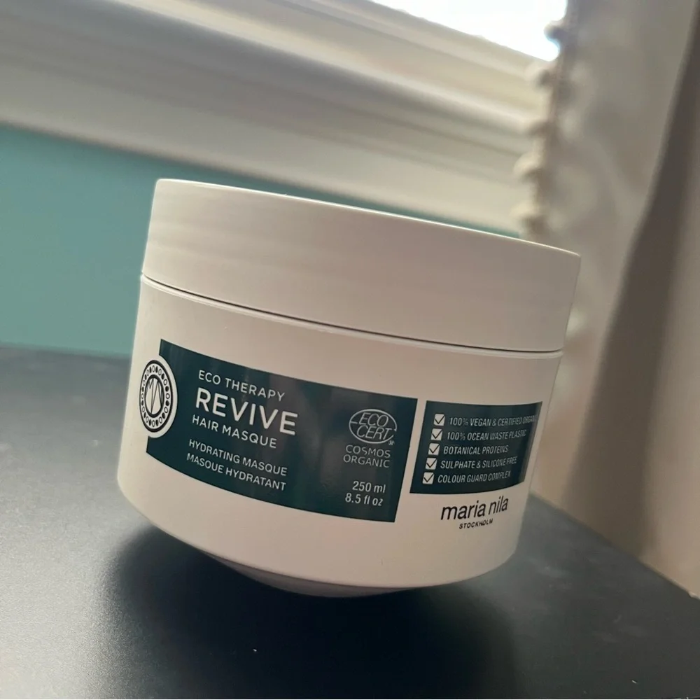 Maria Nila Stockholm Eco Therapy Revive Hair Masque Full Size 8.5 Fl Oz NWT